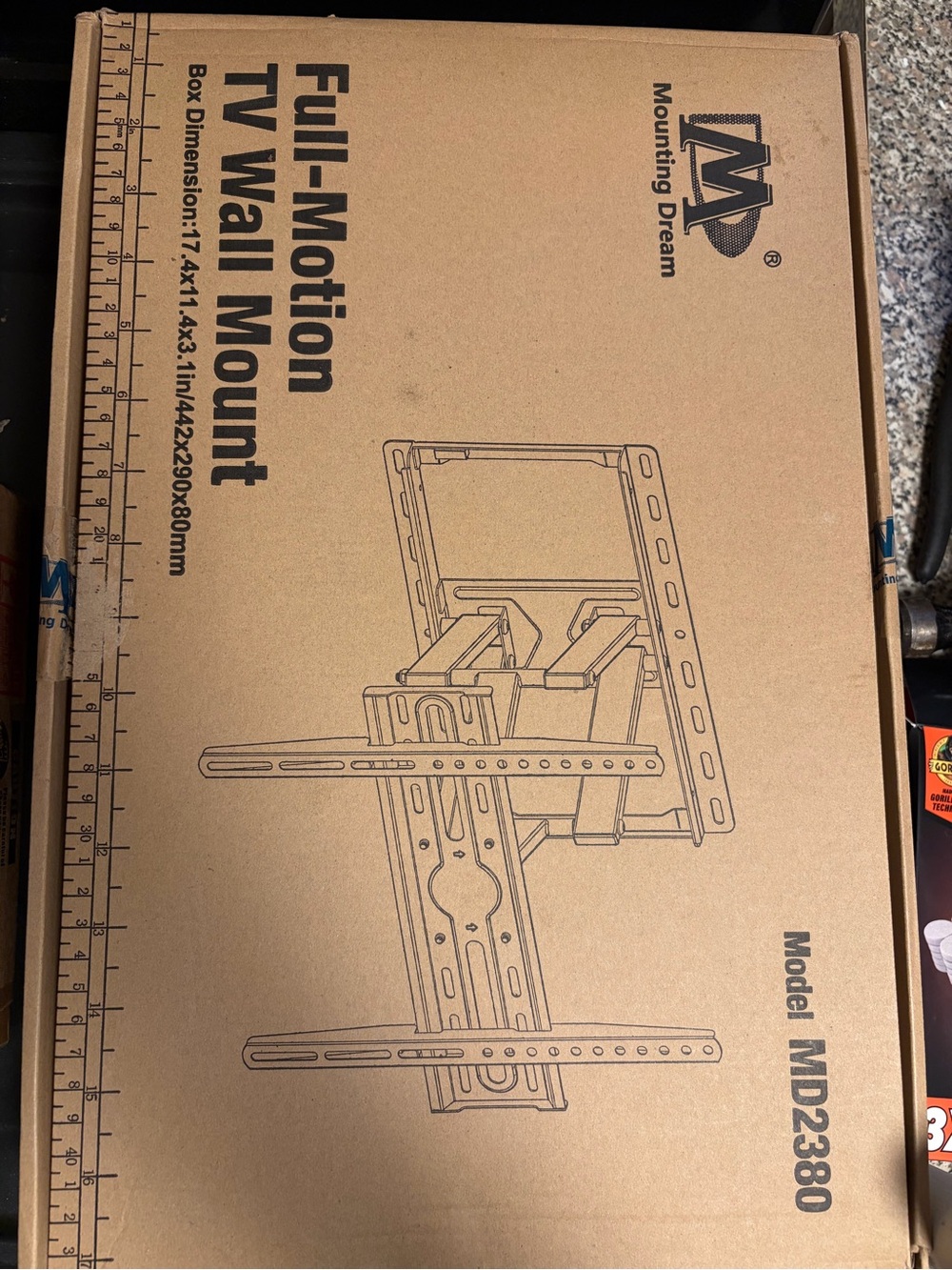 Full-Motion TV Wall Mount